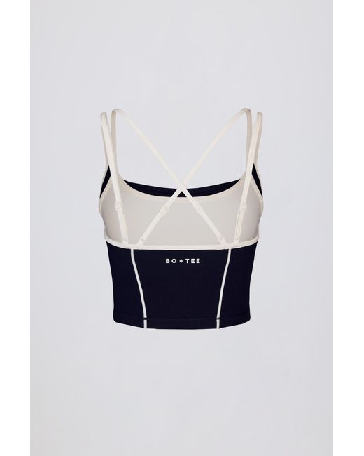 BO+TEE Blue Soft Active Layered Tank Top