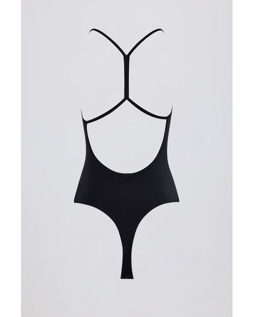 BO+TEE Black Cut-Out Bodysuit