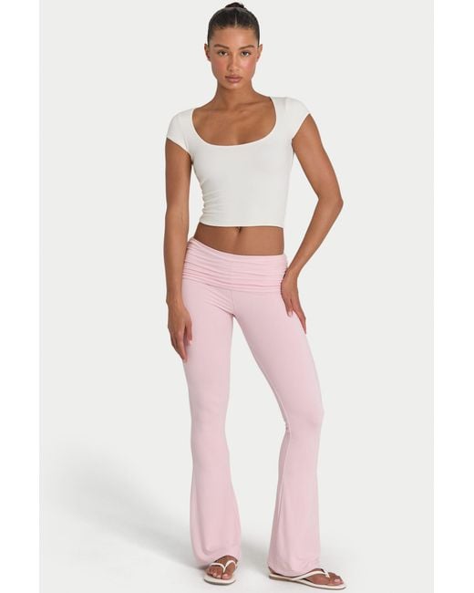 BO+TEE White Buttercloud Crop Top