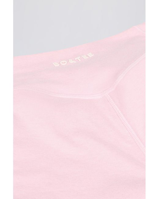 BO+TEE Pink Ruched Mini Shorts