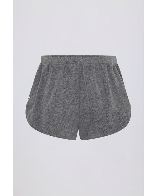 BO+TEE Black Button-Detail Mid-Rise Shorts