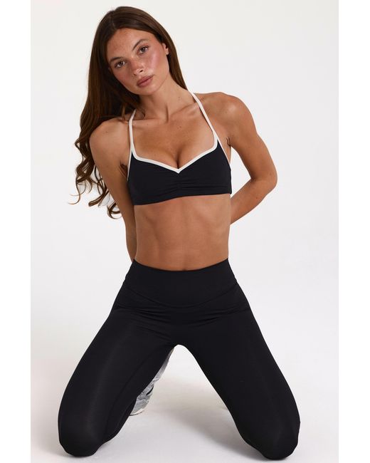BO+TEE Black Soft Active Sports Bra
