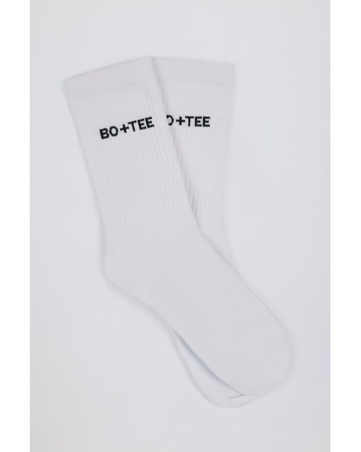 BO+TEE Multicolor Ribbed Crew Sock Bundle