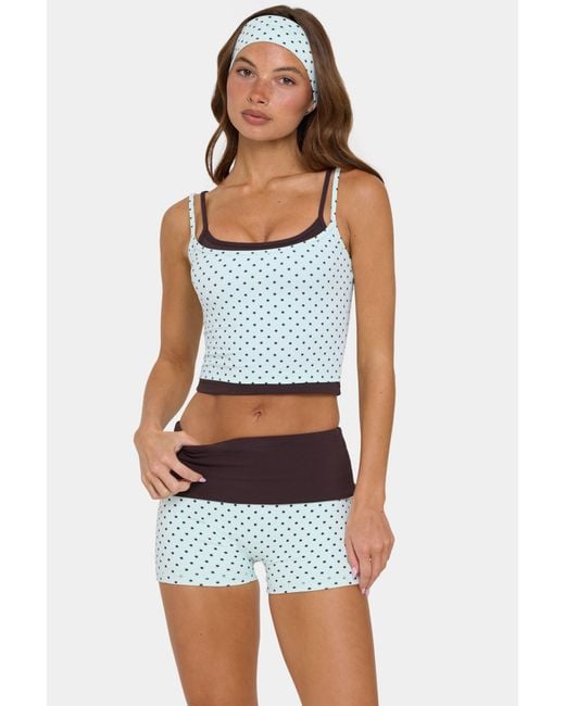 BO+TEE Green Soft Active Double-Layer Tank Top