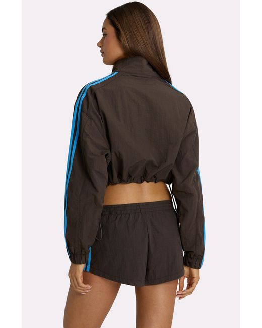 BO+TEE Brown Woven Zip-Up Track Jacket