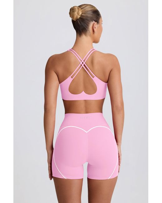 BO+TEE Pink Soft Active Mini Shorts