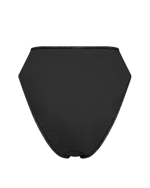 Oh Polly Black Soft Mesh Strapless Bra