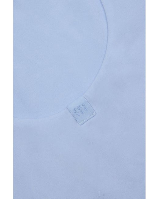 BO+TEE Blue Cut-Out Bodysuit