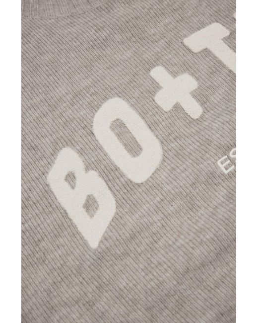 BO+TEE Brown Soft Knit Oversized Jumper
