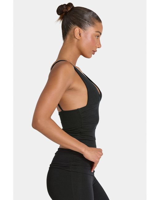 BO+TEE Black Buttercloud Tank Top