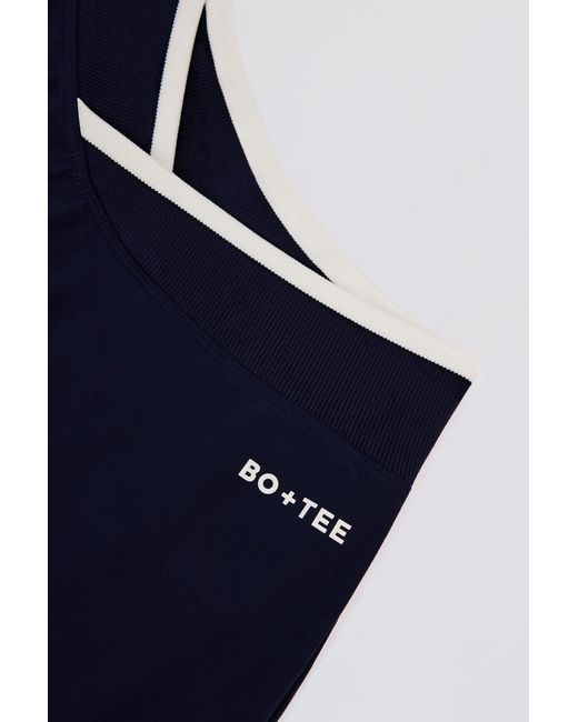 BO+TEE Blue Soft Active Crossover Mini Skort
