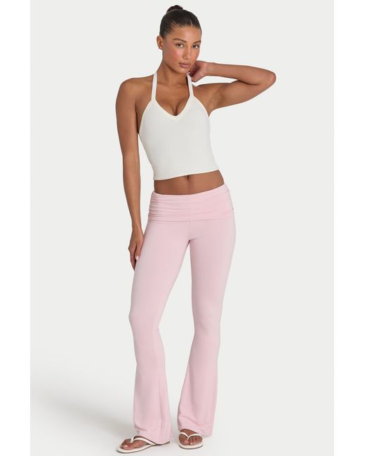 BO+TEE White Buttercloud Crop Tank Top