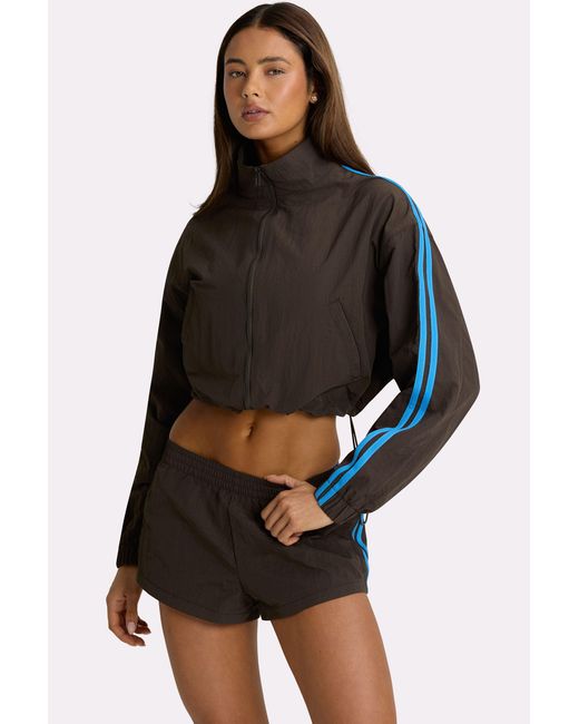 BO+TEE Brown Woven Zip-Up Track Jacket