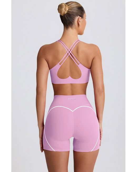 BO+TEE Pink Soft Active Mini Shorts