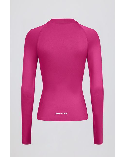 BO+TEE Purple Define Luxe Zip-Up Jacket