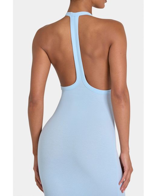 BO+TEE Blue Buttercloud Maxi Dress