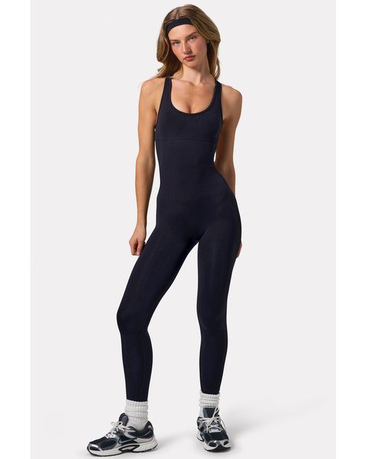 BO+TEE Black Open Back Define Luxe Unitard