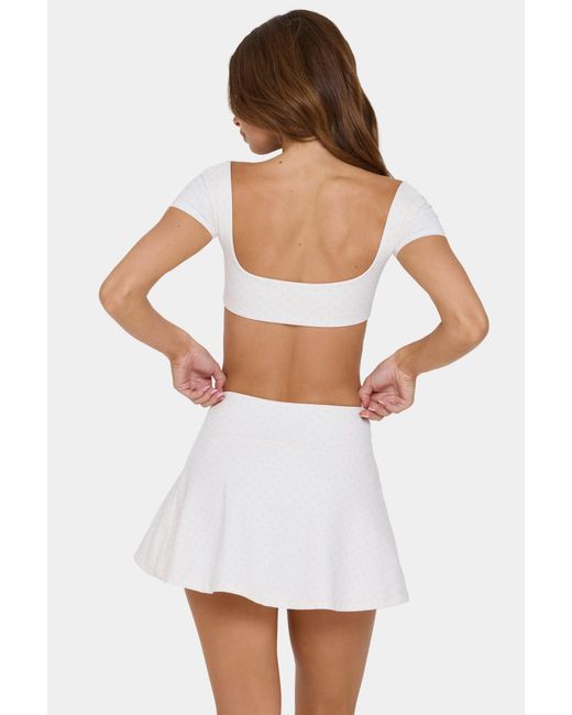 BO+TEE Pink Soft Active Mini Skort