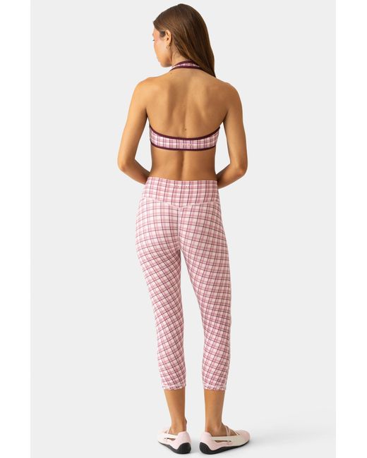 BO+TEE Pink Soft Active Capri Leggings
