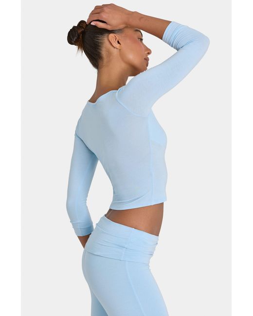 BO+TEE Blue Buttercloud Top