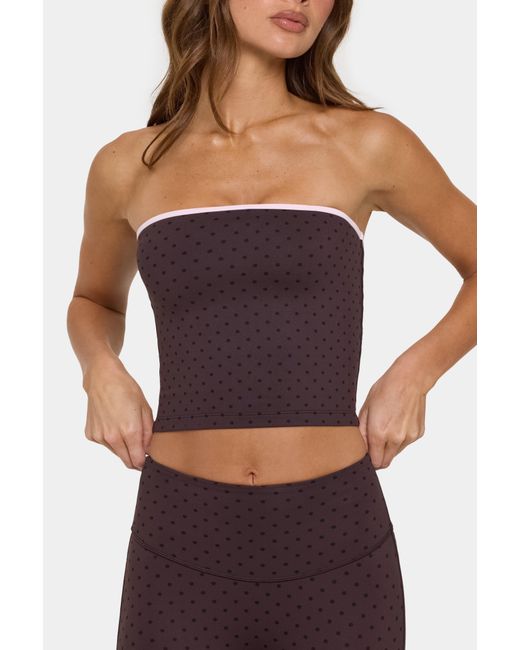 BO+TEE Brown Soft Active Bandeau Top