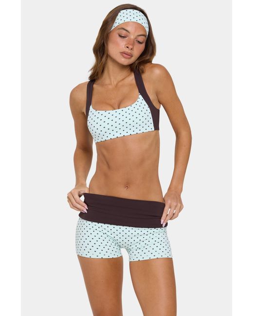 BO+TEE Green Soft Active Medium-Impact Sports Bra