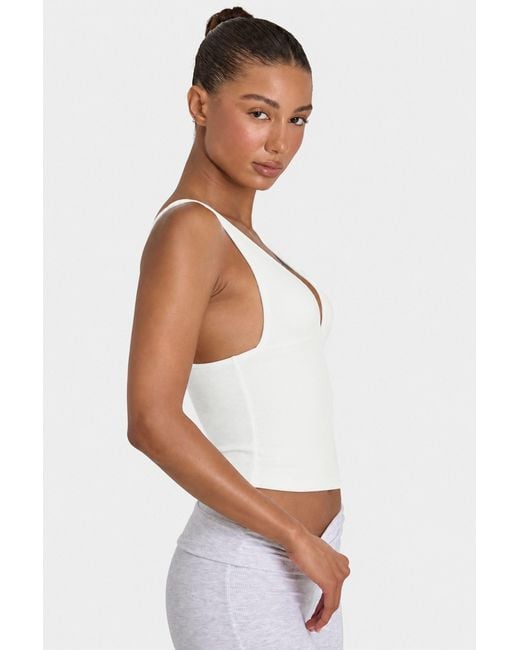 BO+TEE White Buttercloud Tank Top