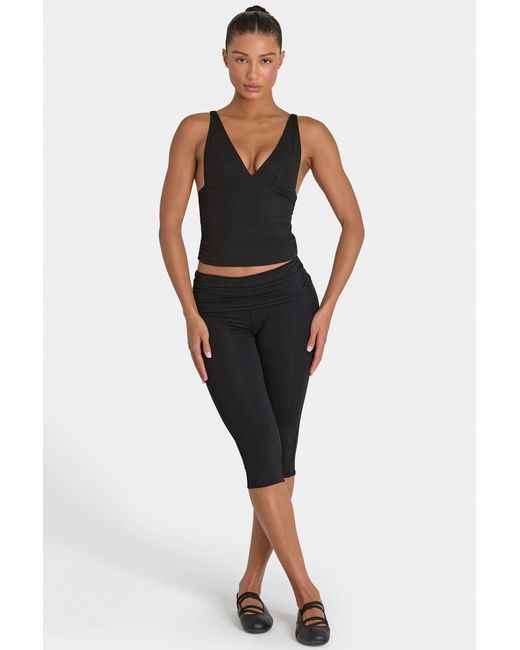 BO+TEE Black Buttercloud Tank Top