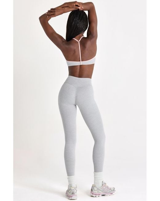BO+TEE Gray Soft Active Leggings