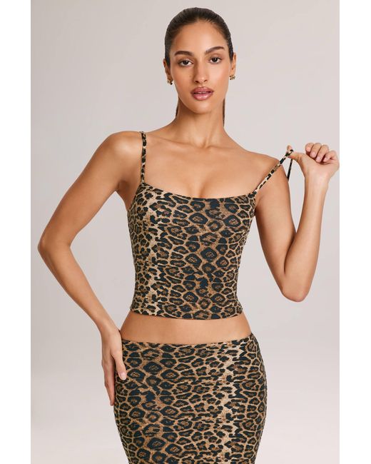 Oh Polly Multicolor Modal Scoop-Neck Tank Top