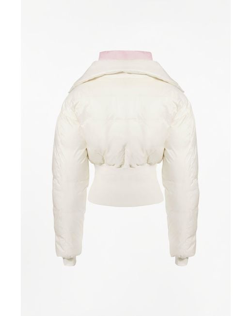 BO+TEE White Waterproof Layered Ski Jacket