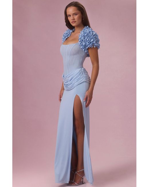 Oh Polly Blue Cropped Bolero