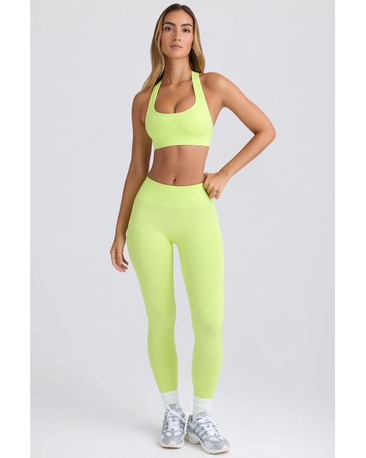 BO+TEE Green Super Sculpt Seamless Leggings