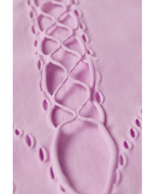 Oh Polly Pink Lace-Up Bodysuit
