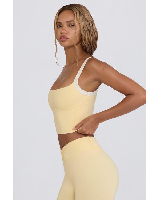 BO+TEE Natural Cropped Tank Top