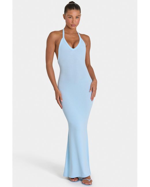 BO+TEE Blue Buttercloud Maxi Dress