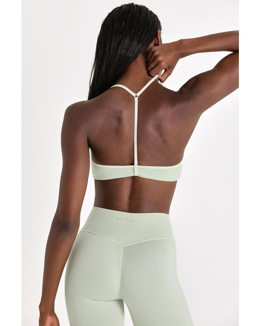 BO+TEE Green Soft Active Sports Bra