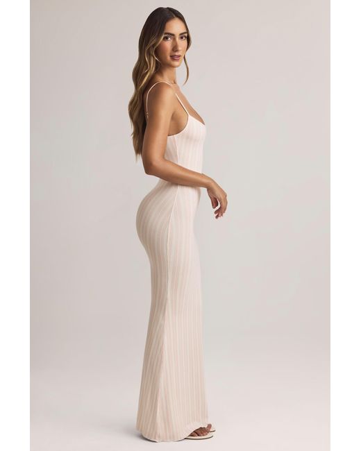 Oh Polly Multicolor Modal Scoop-Neck Strappy Maxi Dress