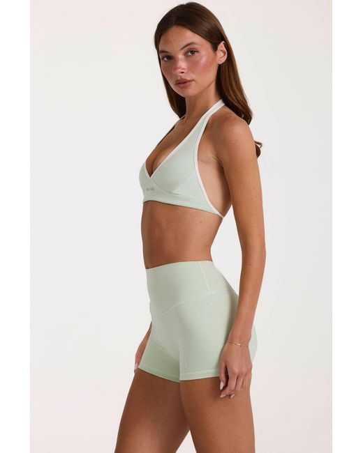 BO+TEE Green Soft Active Mini Shorts