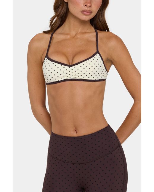 BO+TEE Yellow Soft Active Low-Impact Sports Bra