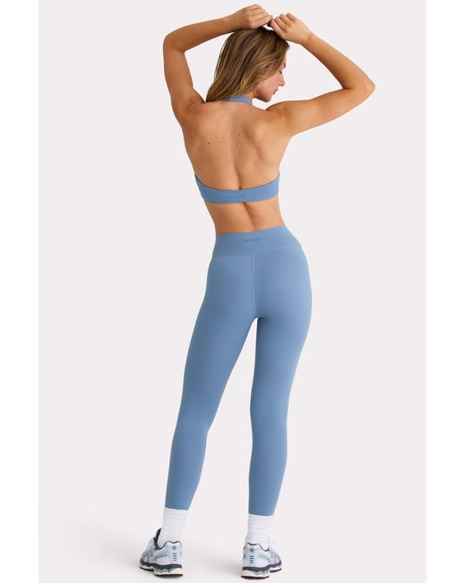 BO+TEE Blue Soft Active Leggings