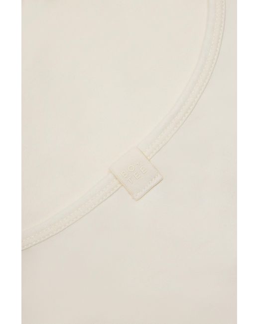BO+TEE White Cross-Back Tank Top