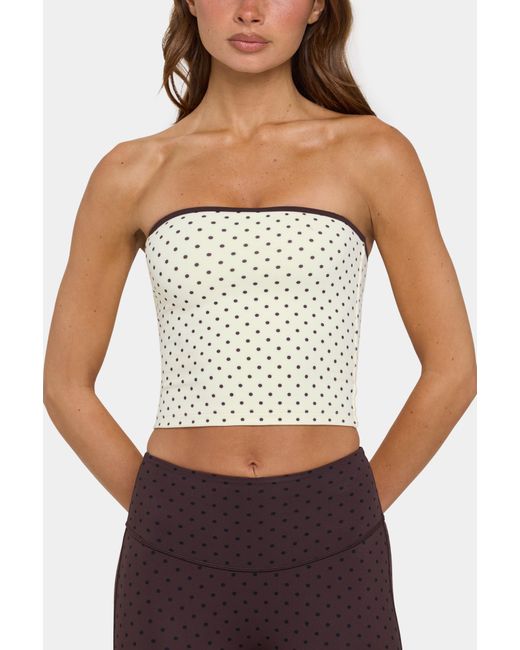 BO+TEE Yellow Soft Active Bandeau Top