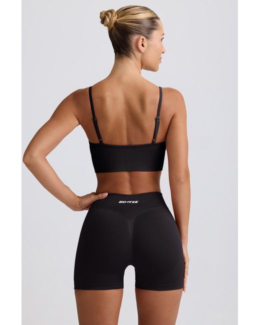 BO+TEE Black Define Luxe Mini Shorts