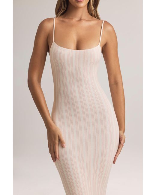 Oh Polly Multicolor Modal Scoop-Neck Strappy Maxi Dress
