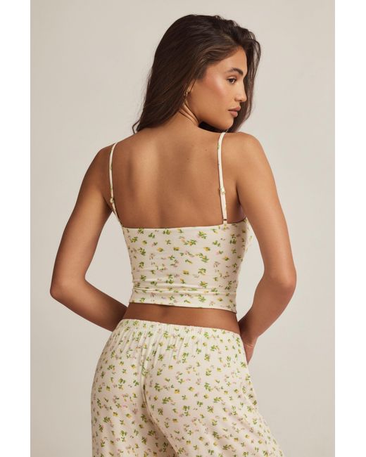 Oh Polly Multicolor Modal Camisole Pyjama Top