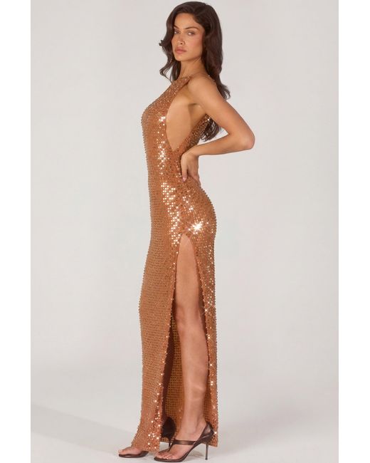 Oh Polly Multicolor Embellished Maxi Dress