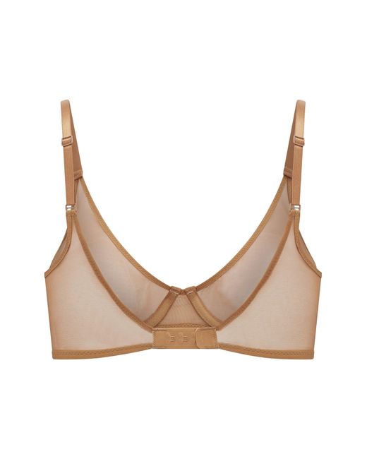 Oh Polly Natural Soft Mesh Single Layer Underwired Bra
