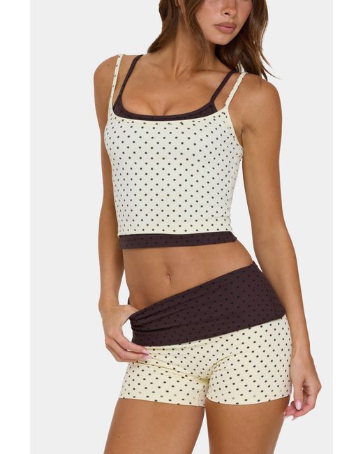 BO+TEE Yellow Soft Active Double-Layer Tank Top