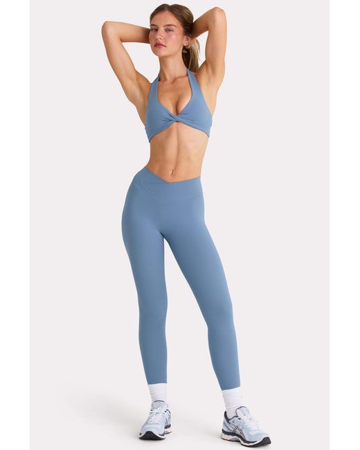 BO+TEE Blue Soft Active Leggings